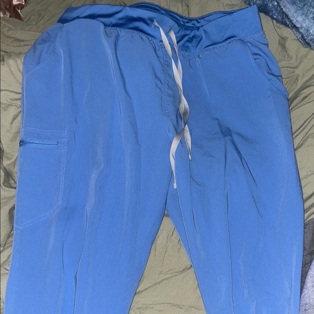 Figs ceil Blue Jogger scrubs
